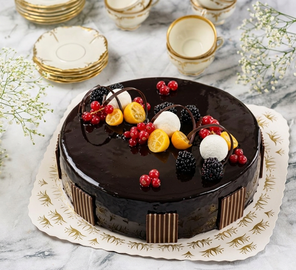 Sjokolademoussekake 18-biter
