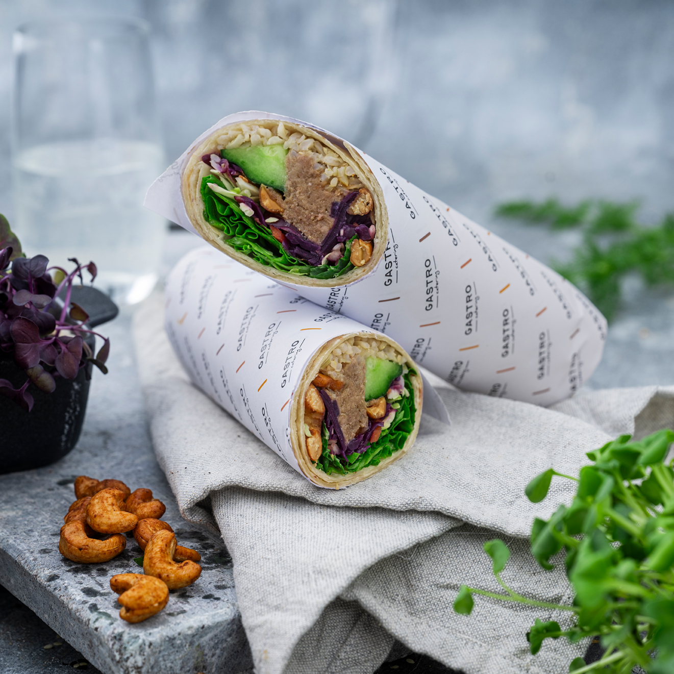 Wrap med pulled pork