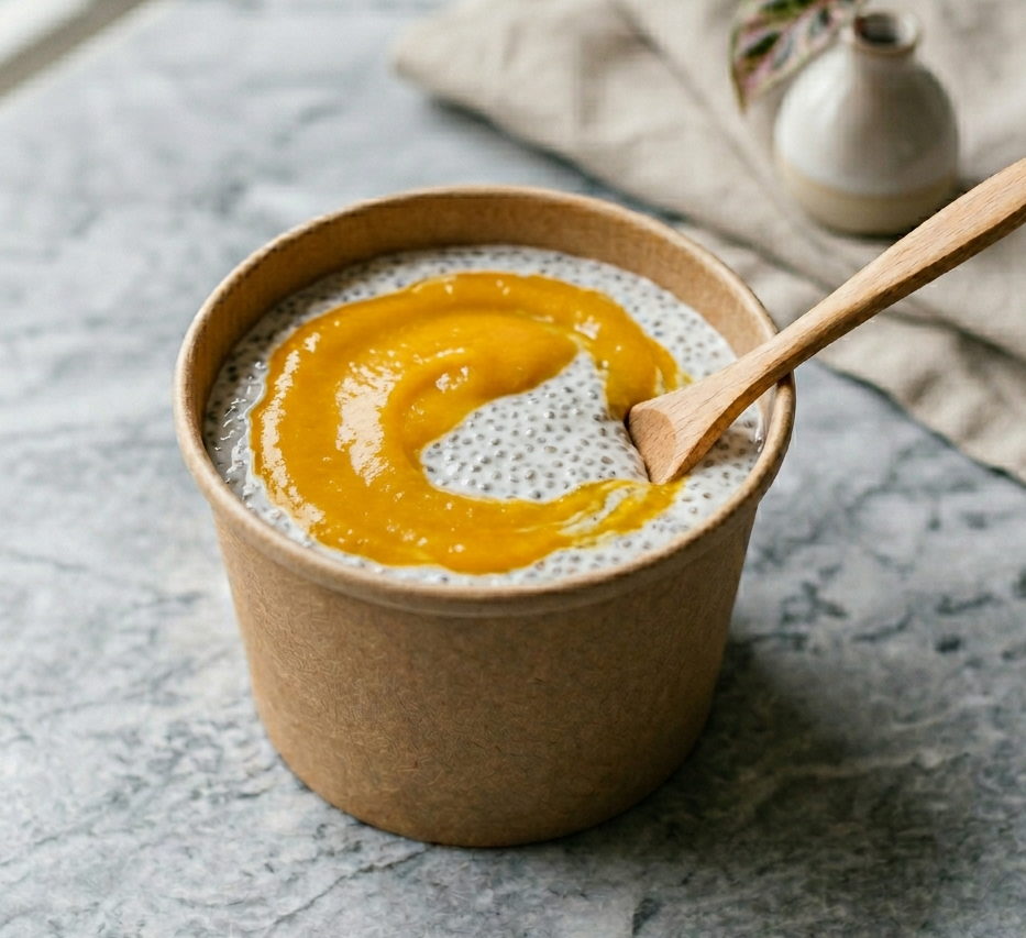 Chiapudding med mango